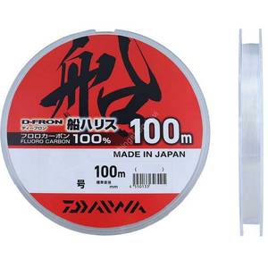 Ligne de pêche DAIWA D-FRON Fune Harisu FC 100m Naturelle (Numéro : 2/2.5/3/4/5/6/7/8/10/12/14/16) - Product Image 1