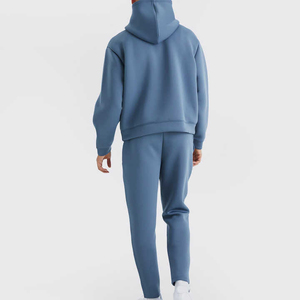 Nouveaux survêtements 100% coton de haute qualité pour hommes Quickdry Logo personnalisé course à pied ensemble de jogging en plein air léger - Product Image 4