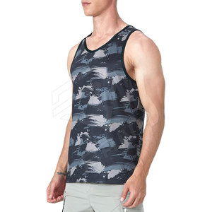 เสื้อกล้ามใส่เล่นยิมของผู้ชายชุดออกกำลังกายรัดรูปแห้งเร็วสไตล์ลำลองไซส์ใหญ่พิเศษ - Product Image 2