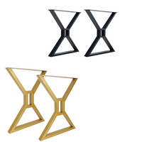 Pieds de table au design moderne, pieds décoratifs en fer, pieds de bureau en acier pour meubles