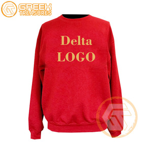 Sudadera Personalizada de Algodón Delta con Logotipo Bordado de la Hermandad Sigma, Prenda Griega de Alta Calidad para Mujer - Product Image 2