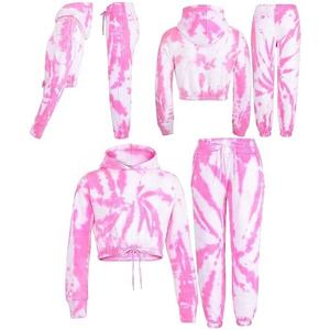Nueva llegada personalizada Tie Dye chándal de mujer transpirable gran oferta ropa de entrenamiento para mujer - Product Image 6
