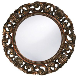 Royal Look Brass Metal Eco-friendly Handmade <b>Wall</b> <b>Mirror</b> <b>Gold</b> Finished Modern Design for Home Living Room Bathroom Wedding - Product Image 5