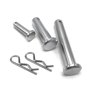 Goupille de serrage à fourche en acier inoxydable de 12 mm à haute résistance avec trou et tête réglable, fournie par l'usine OEM ODM - Product Image 1