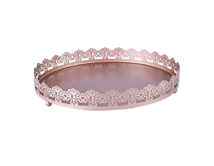 Plateau de table en bois personnalisé fait à la main avec poignées en fer Plateau de service moderne fait à la main Fabricant de gros Exportateur - Product Image 3