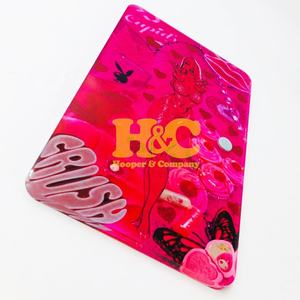 Premium Design Professional Beauty <b>Tool</b> Lash Tiles Eyelash Extension Acrylic Crystal Glass Butterfly <b>Square</b> Heart Color Durable - Product Image 2