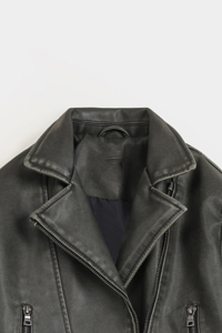 Veste en cuir moderne pour enfants, garçons et filles, confortable, durable, élégante, imperméable, coupe-vent, vêtements d'extérieur, vente en gros, tendance - Product Image 3