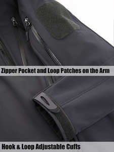 Vestes softshell de randonnée en plein air pour femmes respirant coupe-vent imperméable polaire thermique hiver escalade vêtements de trekking - Product Image 6