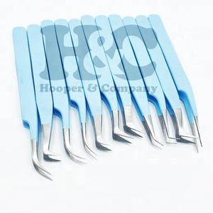 Nouvelle pince à épiler vison en acier inoxydable Logo pince à cils avec pointe pointue emballage gratuit pince à épiler durable Extension de cils - Product Image 5