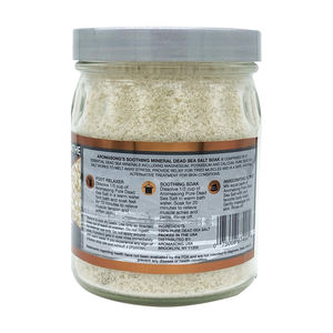 Sels de bain thérapeutiques personnalisables de 15lb, senteurs synthétiques naturelles de la mer morte riches en minéraux de marque privée pour un usage corporel relaxant - Product Image 2