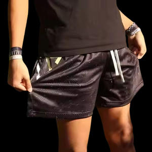 Personnalisé été Streetwear décontracté hommes ceinture élastique Shorts de sport changement de couleur et pantalon avec poches hommes Shorts de gymnastique - Product Image 5