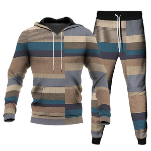 เสื้อฮู้ดแขนสั้นสำหรับผู้ชาย, เสื้อมีฮู้ดพิมพ์ลายสตรีทเทอร์รี่โอเวอร์ไซส์ - Product Image 6