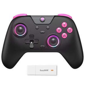 จอยสติ๊กไร้สาย Pro-Gaming สำหรับบลูทูธ สำหรับ Switch 2 PC คอนโทรลเลอร์เกม สำหรับอุปกรณ์มือถือ พร้อมฟังก์ชั่นสั่นสะเทือน ใช้งานร่วมกันได้ - Product Image 3