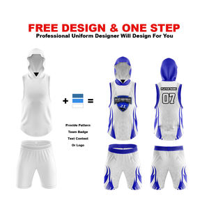 Uniformes Personalizados de Compresión sin Mangas con Capucha para la Liga 7v7, Impresión por Transferencia de Calor, Tallas Grandes, Transpirables, 100% Poliéster - Product Image 6