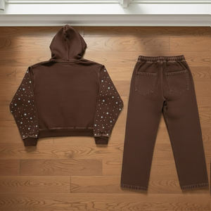 Nueva Llegada, Chándales de Invierno con Capucha de Alta Calidad, Ropa de Invierno, Chándal para Hombre, Precio Ajustable, Chándales con Pedrería para Hombre - Product Image 2