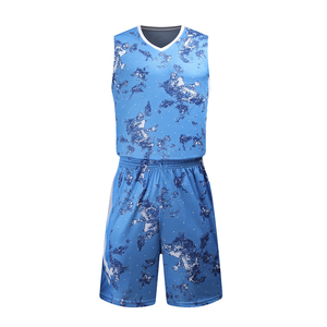 Uniforme de baloncesto para hombre, ropa deportiva de poliéster BSCI para entrenamiento de equipos, técnicas impresas y de sublimación - Product Image 1