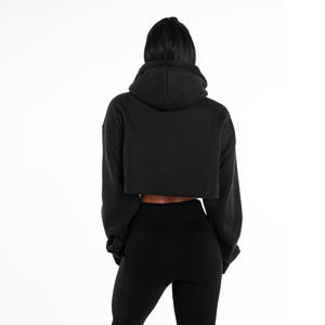 Wholesale Custom Women's Cropped Oversized Sports Tracksuit New Design Eco-Friendly Sportswear Sweatsuit Direct Winter - Product Image 3