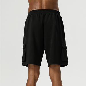 Shorts de sport respirants pour hommes, décontractés, d'été, en spandex/polyester, aérés, cargo, streetwear, course à pied - Product Image 5
