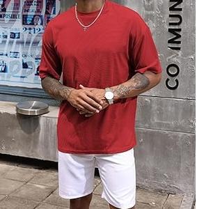 T-shirt de boxe pour homme en coton/polyester à col rond, design unique, style personnalisé, couleur unie, séchage rapide, coupe régulière, tissu Oxford - Product Image 2