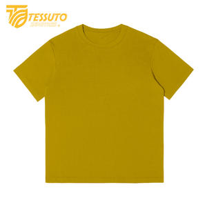 T-shirt super lourd 100% coton Tessuto pour hommes et femmes T-shirt vierge de haute qualité imprimé sur mesure - Product Image 6