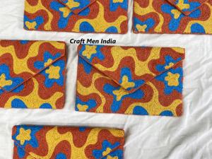 Best Selling New <b>Embellished</b> Fruit Crossbody Beautiful Design Seed Bead <b>Clutch</b> Bag for Girls Women's Bright color elegant look - Product Image 5