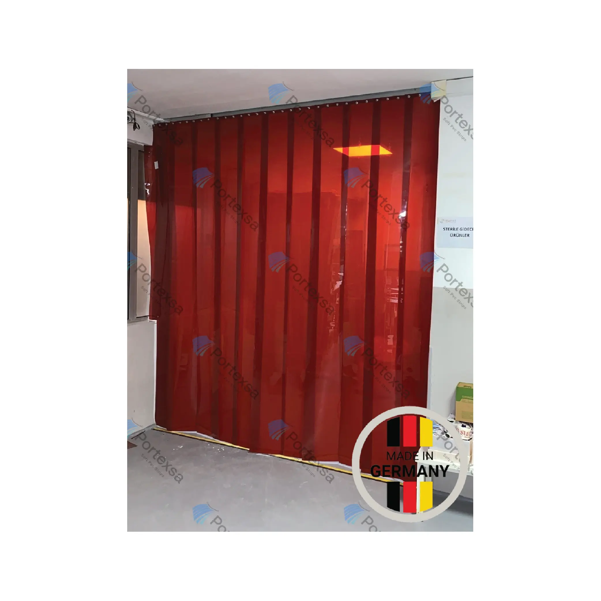 Hot Sale Soft Pvc Welding Protection Sheets / Soft Pvc Welding Protection Strips PVC Sheet Cold Room Warehouse