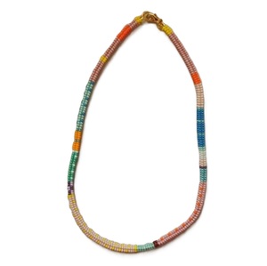 Collares de cuentas de semillas ecológicos con temas étnicos bohemios collar hecho a mano personalizado collar de cuentas de semillas - Product Image 2