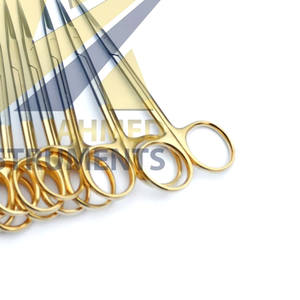 10 pièces ciseaux dentaires Iris droite incurvée gomme chirurgicale tissu Super-coupe Suture par SUAVE INSTRUMENTS SURGICAUX - Product Image 2