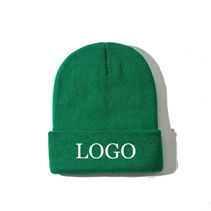 Best Selling Winter Knitted <b>Hat</b> logo Printed Jacquard Beanies 100% Acrylic <b>Knit</b> Beanie Manufacturer Custom logo Unisex Beanie - Product Image 4