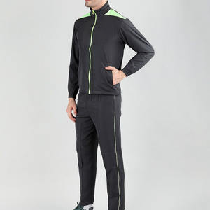 Custom Men's Sport Tech Fleece Zip Hoodie y Jogger Pants Set Slim Fit Solid Pattern Chándal de invierno - Product Image 5