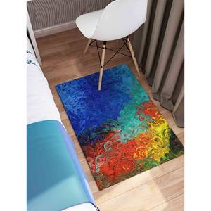 Alfombra Estampada con Diseño Colorido, Decoración Moderna para Oficina y Sala de Estar, Alfombra de Terciopelo - Product Image 5