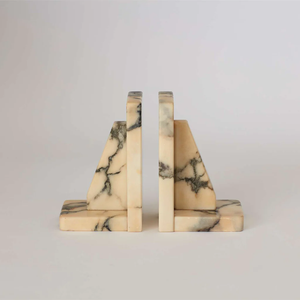 Estante de libros de estilo minimalista, organizador de estantería de Metal principal de mármol, arte clásico de jardinería para biblioteca, escuela, oficina, estudio en casa - Product Image 2