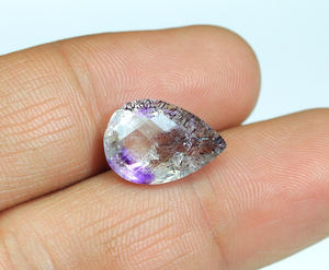 พลอยเลพิโดครอไซต์ซุปเปอร์เซเว่น เกรดท็อป ทรงลูกแพร์ เจียระไน ราคาขายส่ง - Product Image 2