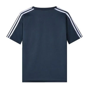 Nouveau T-shirt à manches courtes rayé décontracté et sportif pour homme, sensation de fraîcheur, séchage rapide, style Harajuku, col rond, unisexe, tendance - Product Image 2