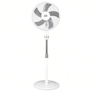 Ventilador de Torre y Pedestal VE1640 de 60W y 40cm con 5 Aspas, Blanco y Gris - Product Image 2