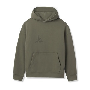 Fabrication de sweats à capuche sans ficelle pour hommes surdimensionnés vierge Distress Boxy pour haute qualité Drop Shoulder Heavyweight Hoodie OEM - Product Image 2