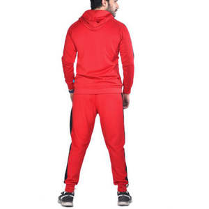 Chándal de algodón 100% para hombre, Sudadera con capucha de retales y pantalones acampanados para correr, conjunto de chándal de invierno - Product Image 3