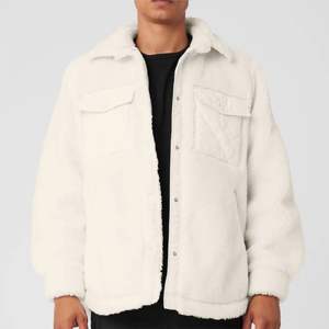 <b>Mens</b> Sherpa-<b>Lined</b> <b>Fleece</b> <b>Jacket</b> - Comfortable and Insulated Full-Zip Outerwear, Ideal for Cold Weather - Product Image 6