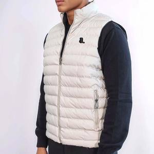 Chaqueta sin Mangas Acolchada de Invierno con Logotipo Personalizado al por Mayor para Hombre, Chaqueta sin Mangas Cómoda para Uso en Exteriores y Casual - Product Image 5