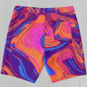 Shorts décontractés pour hommes, prêts pour l'été, sublimation, tissu doux et respirant, séchage rapide, coupe décontractée, légers, look moderne - Product Image 2