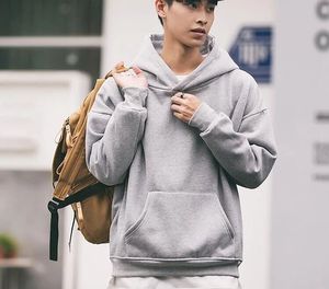 Logo personnalisé broderie impression 220 GSM 100% polyester polaire style ample à capuche hommes grande taille sweats à capuche décontractés pour l'automne - Product Image 5