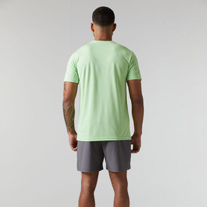 2025เสื้อยืดแขนสั้นสำหรับผู้ชายและชุดกางเกงขาสั้นผ้าเทอร์รี่ระบายอากาศได้ดี2ชิ้น - Product Image 5