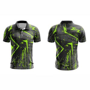 T-shirt à manches courtes pour homme en jersey respirant avec logo personnalisé, séchage rapide, sublimation intégrale, polyester écologique - Product Image 1