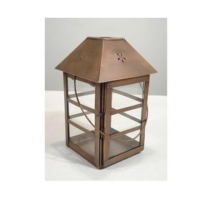 Linterna negra clásica de alta calidad, linterna de vela de pilar de Metal, linterna decorativa para exteriores, diseño único - Product Image 2