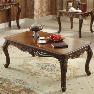 Elegante Mesa de Centro de Madera, Muebles Sofisticados para Sala de Estar, Acabado Liso, Diseño Gracioso para Interiores Refinados - Product Image 3