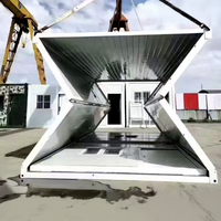 Maison modulaire préfabriquée robuste, conteneur mobile pour dortoir de travailleurs sur chantier
