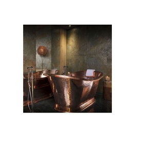 Último diseño en nuevo cobre de nueva bañera para cuarto de baño nuevo estilo que METAL cobre bañera de la INDIA - Product Image 3