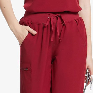 Mode femmes Stretch hôpital gommages uniformes ensembles femmes pharmacie personnel gommages hauts ensembles uniformes - Product Image 5