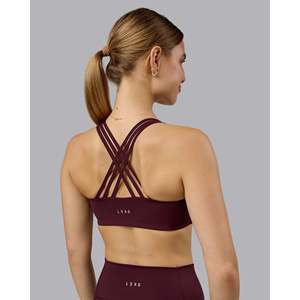 บราออกกำลังกายแบบดันทรง Push the Limit Plus Size ลายเชอร์รี่แลคเกอร์ - Product Image 4