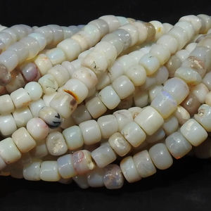 Perles d'opale australienne multicolores, forme de roue de voiture, de bouton, de tambour, de baril, de roue, 16 pouces, 4-5 mm environ, grossiste, pierre naturelle - Product Image 1